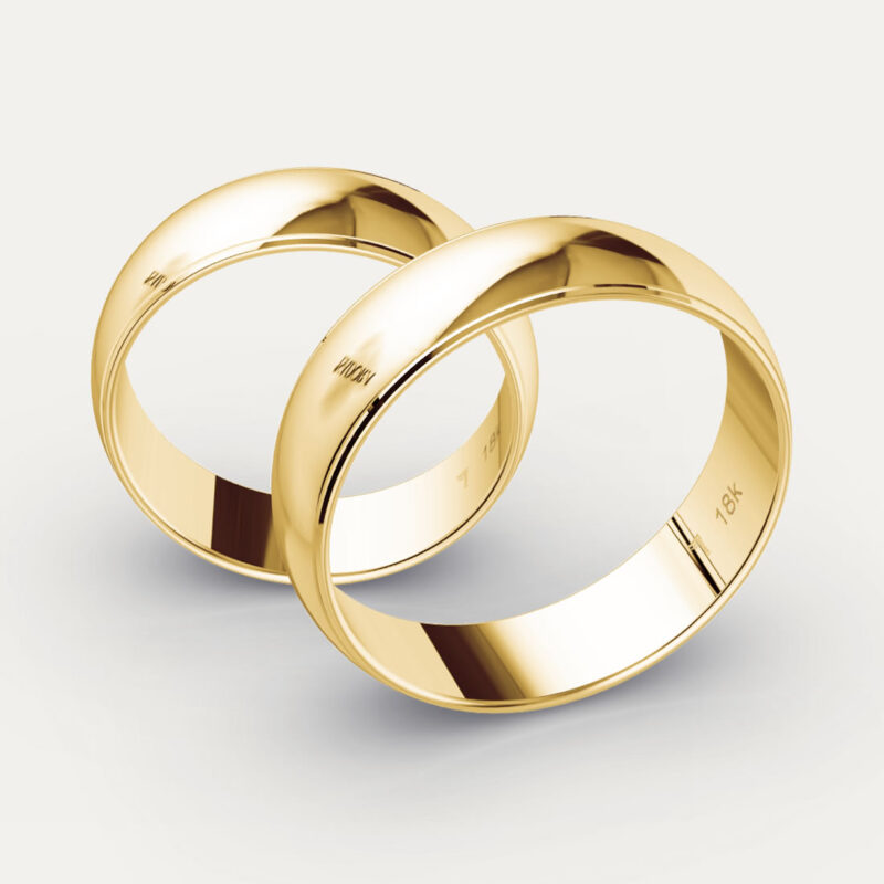 Aliança de Casamento Stern em Ouro 18K.