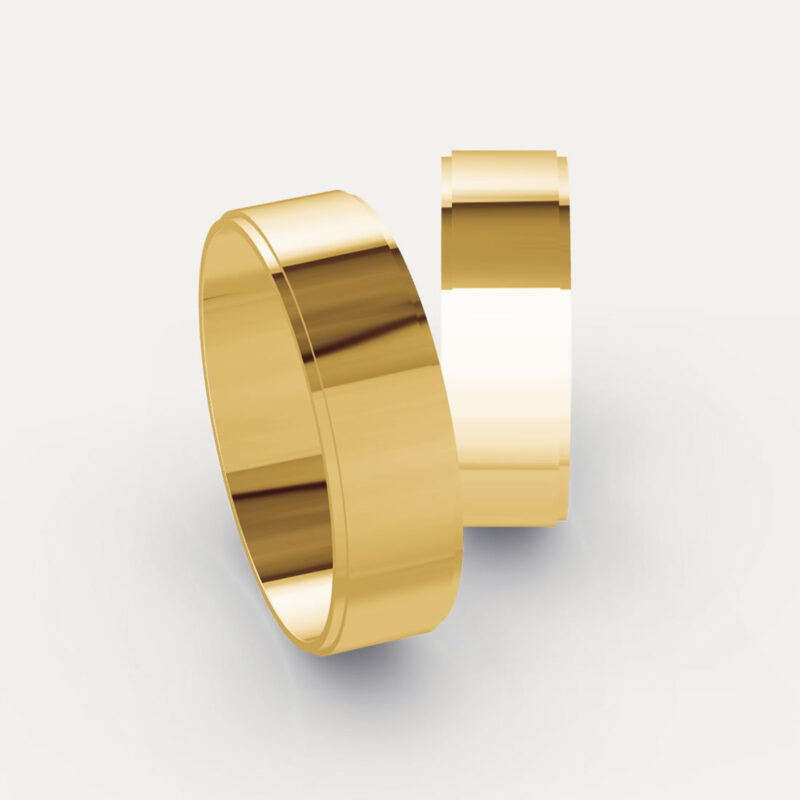 Aliança de Casamento Fortaleza em Ouro 18k - Loja Virtual